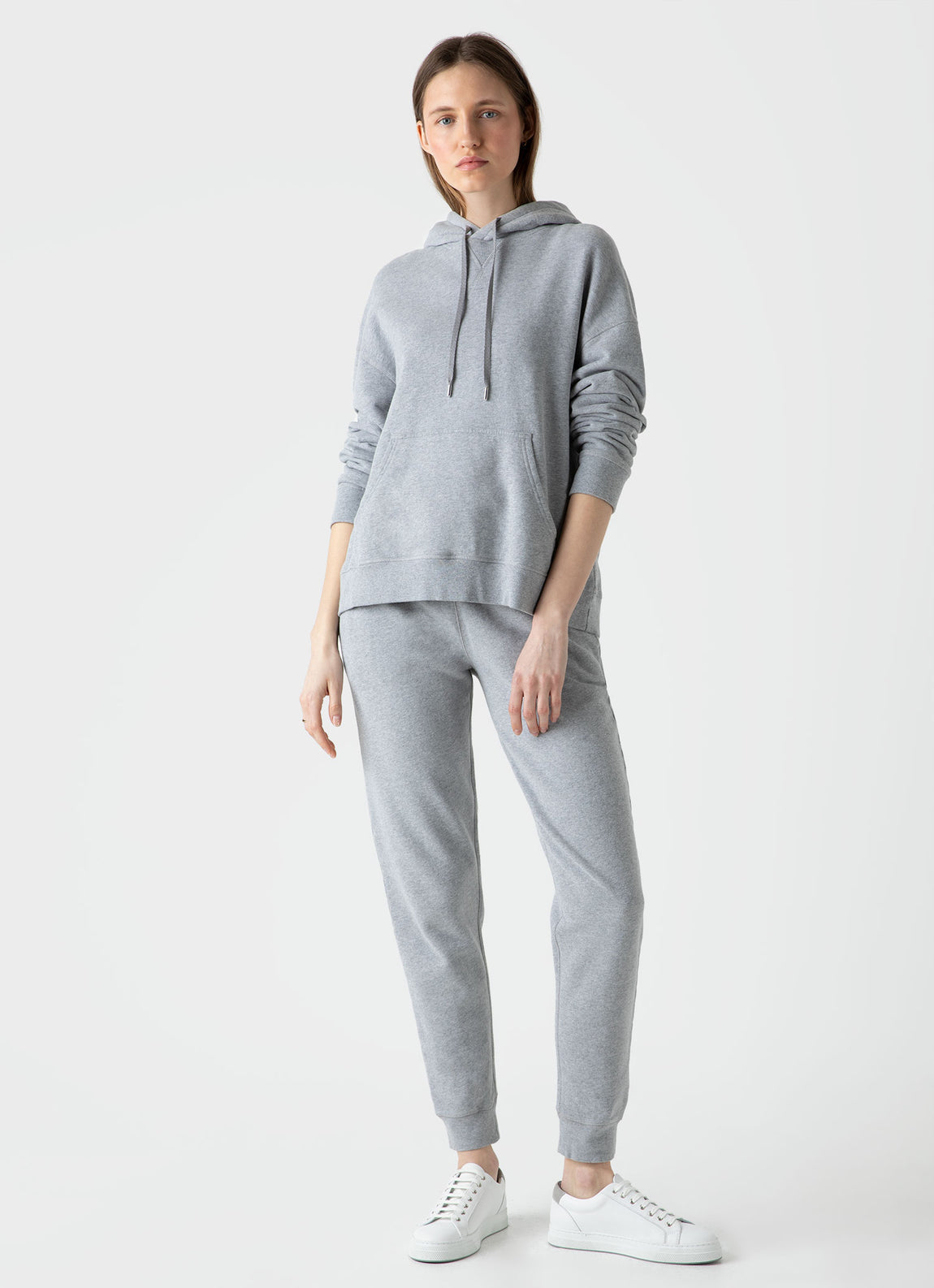 Sunspel | Loopback Trackpant - Grey Melange