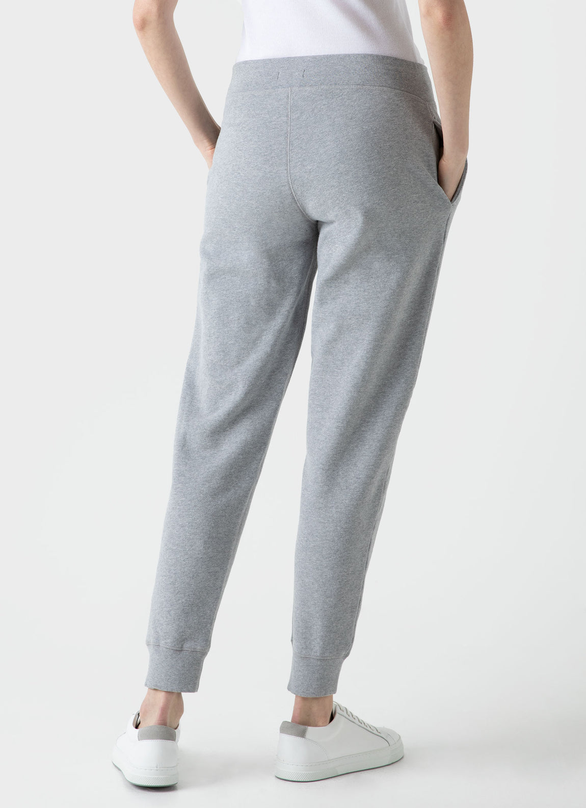 Sunspel | Loopback Trackpant - Grey Melange