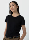 Sunspel | Shortsleeve Crew Neck T.Shirt - Black