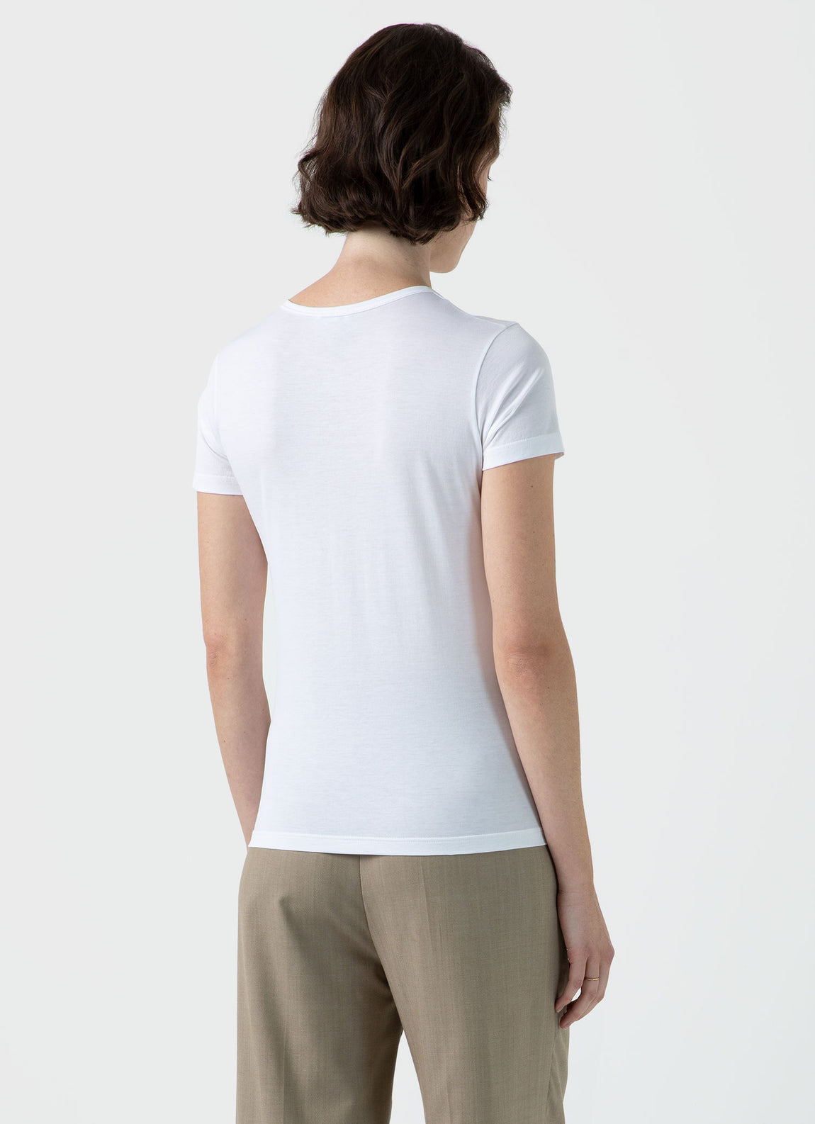 Sunspel | Shortsleeve Crew Neck T.Shirt - White