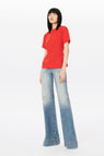 Victoria Beckham | Twist Back T-Shirt - Red