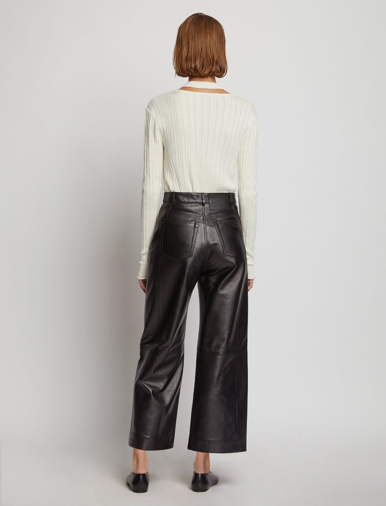 Proenza Schouler White Label | Leather Culottes - Black