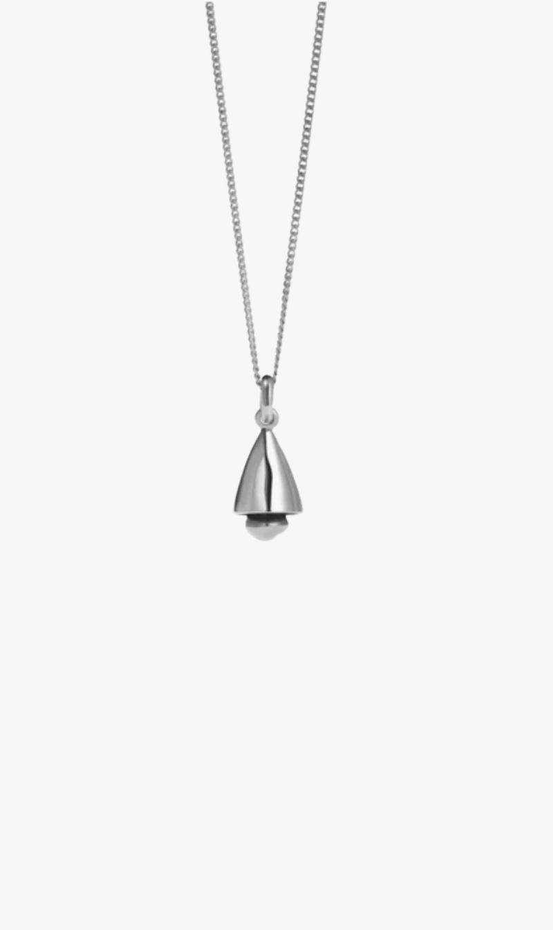 Meadowlark | Bell Necklace - Silver