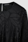 Anine Bing | Freja Dress - Black Butterfly Jacquard