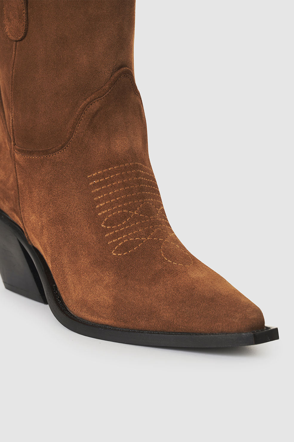 Anine Bing | Mid Tania Boots - Toffee Suede