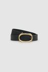 Anine Bing | Signature Link Belt - Black