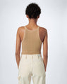 Re Done Womens Singlet RE/DONE | Ribbed Tank - Sand