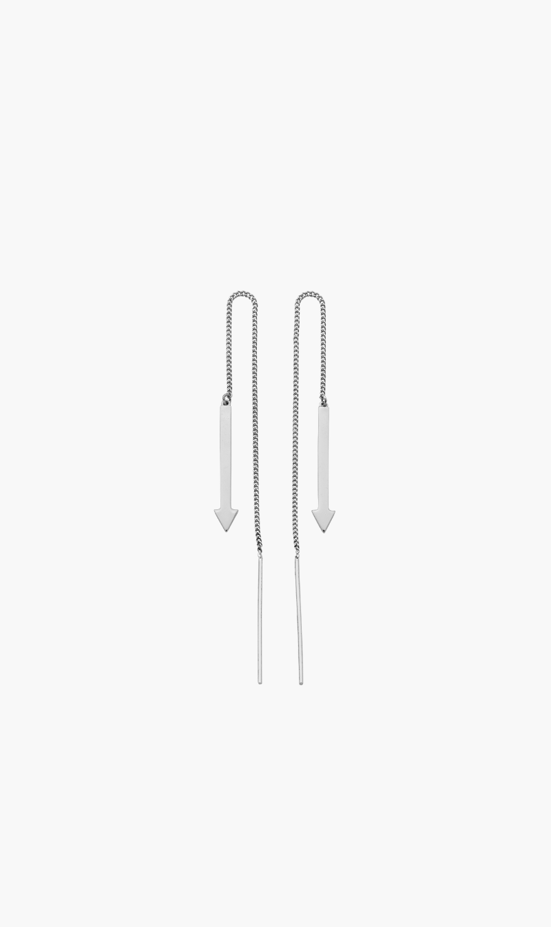 KAREN WALKER JEWELLERY | Metronome Earrings - Silver