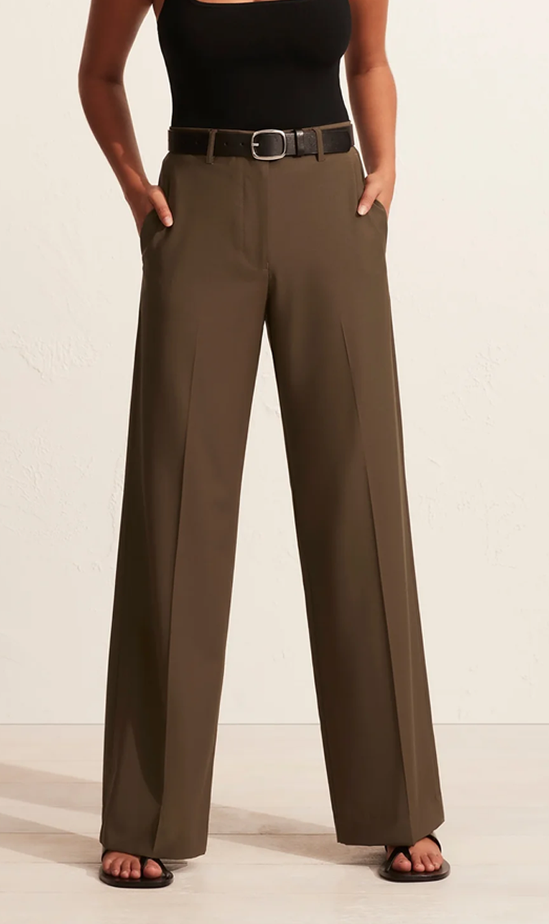 Matteau | Relaxed Tailored Trouser - Coffee