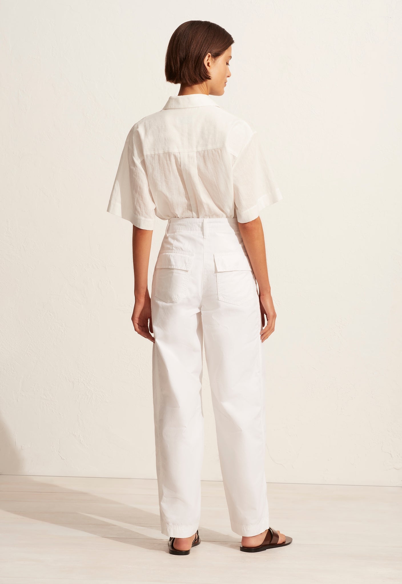 Matteau | Relaxed Cargo Pant - White