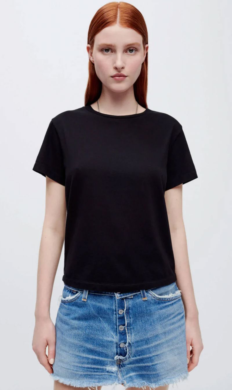 RE/DONE | Classic Tee - Washed Black