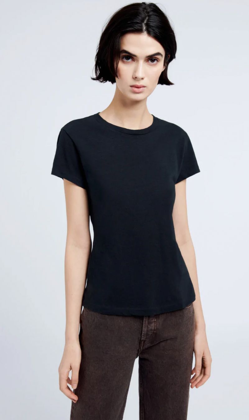 RE/DONE | 60s Slim Tee - Washed Black