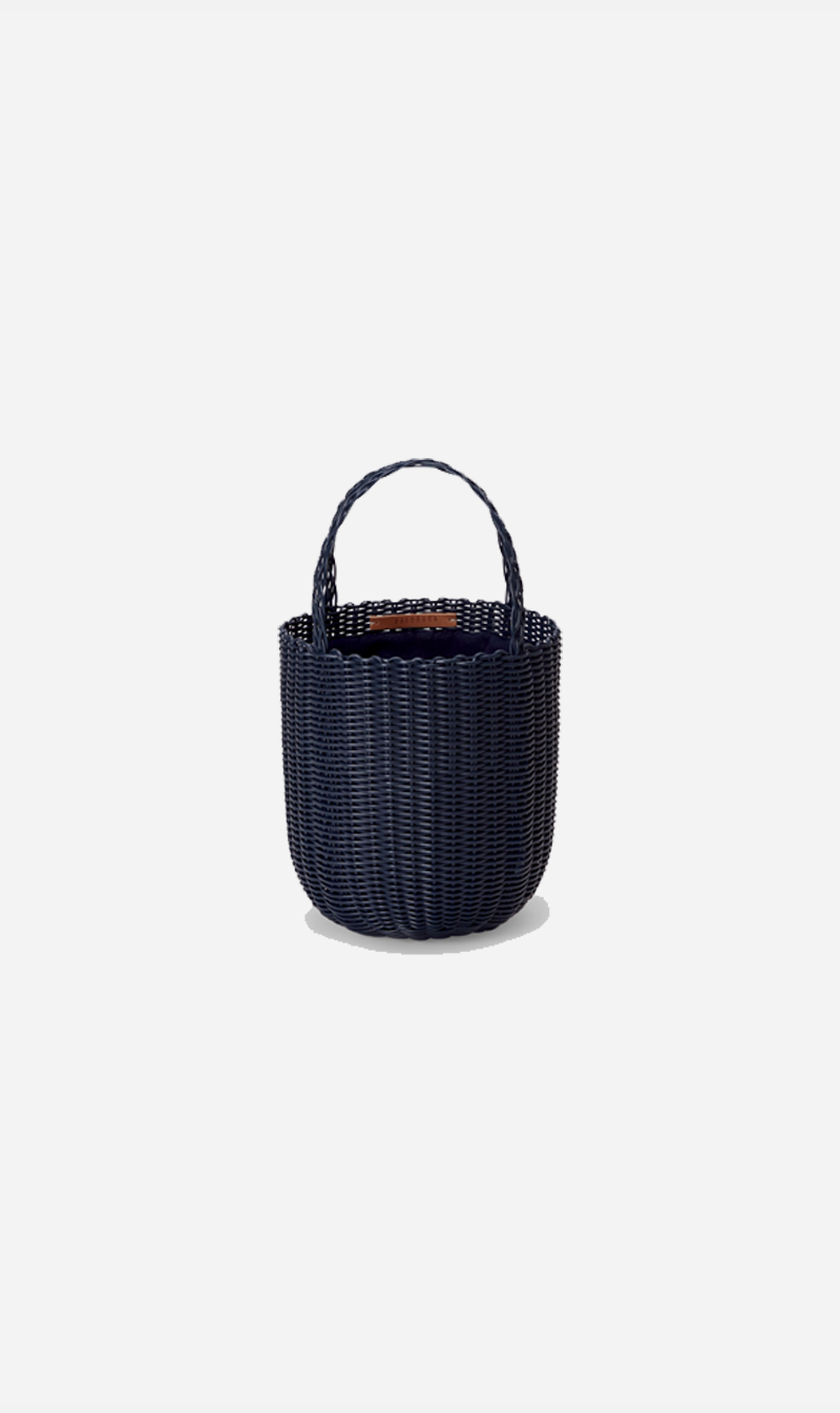 Palorosa | Small Bucket Basket - Midnight Blue