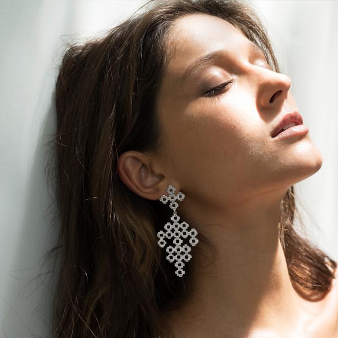 Zoe & Morgan Jewellery SILVER Zoe & Morgan | Chimi Earrings - Silver