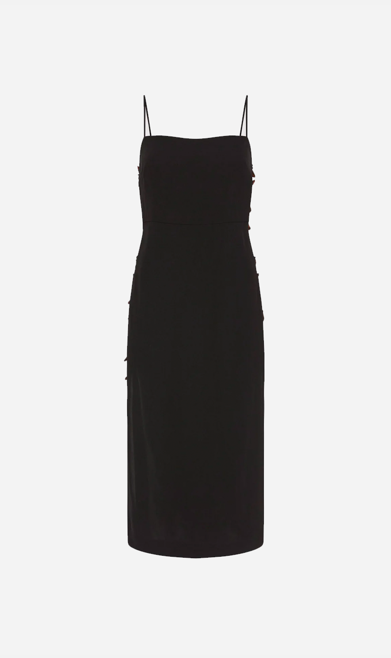 St Agni | Link Detail Dress - Black