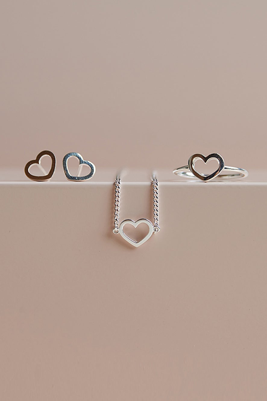Karen Walker Jewellery | Mini Heart Gift Set - Silver
